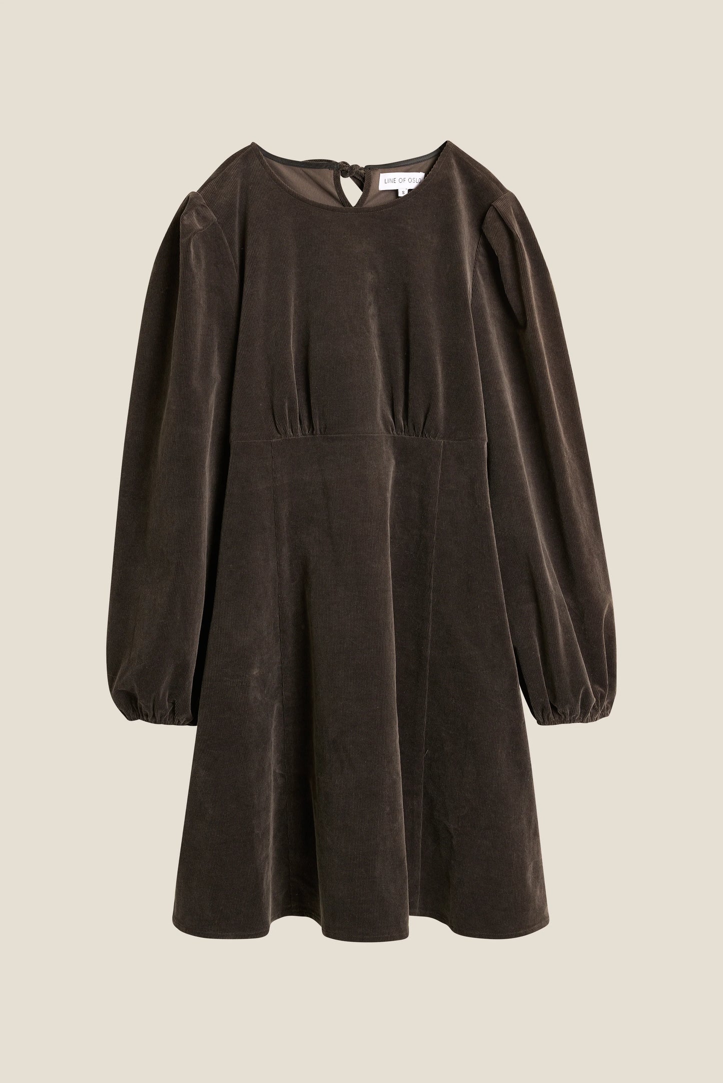 MILLER SHORT CORD DRESS ANTRACITE