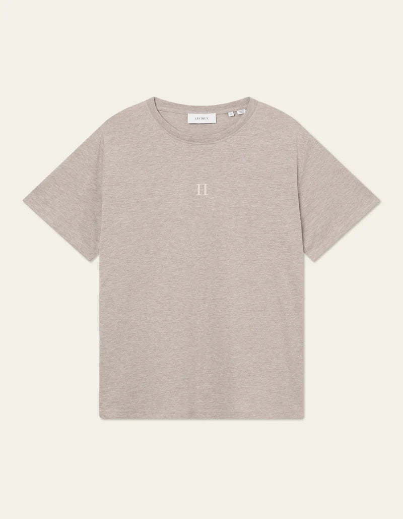MINI ENCORE T-SHIRT 2.0 DARK SAND MELANGE/IVORY