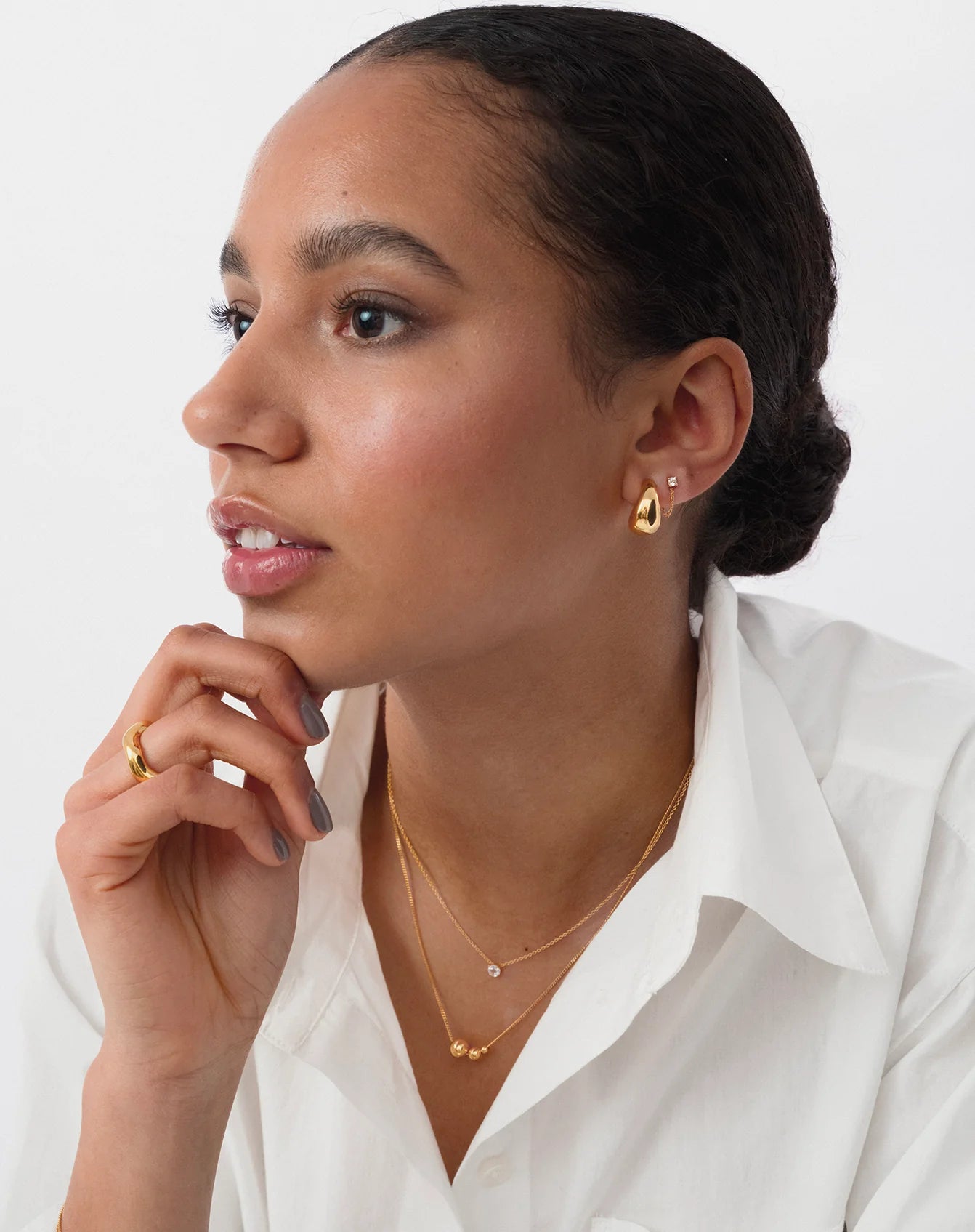 MINIMALISTICA SOLO NOVA NECKLACE GOLD