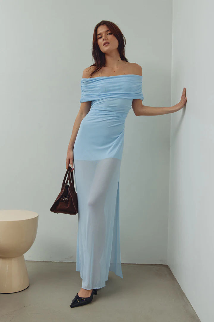 MELANI DRESS AIR BLUE