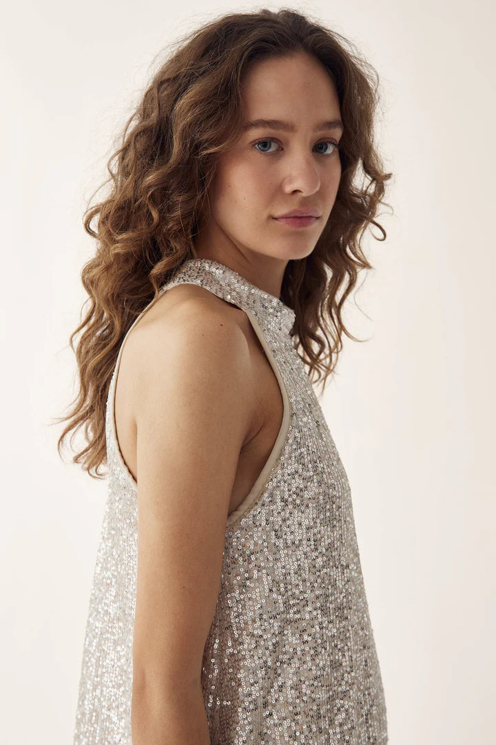 LUVENA DRESS SILVER
