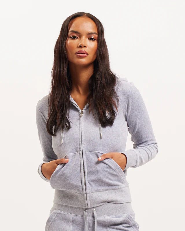 HERITAGE ROBYN HOODIE SILVER MARL