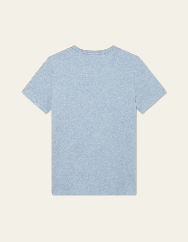 NØRREGAARD TONAL T-SHIRT XENON BLUE MELANGE