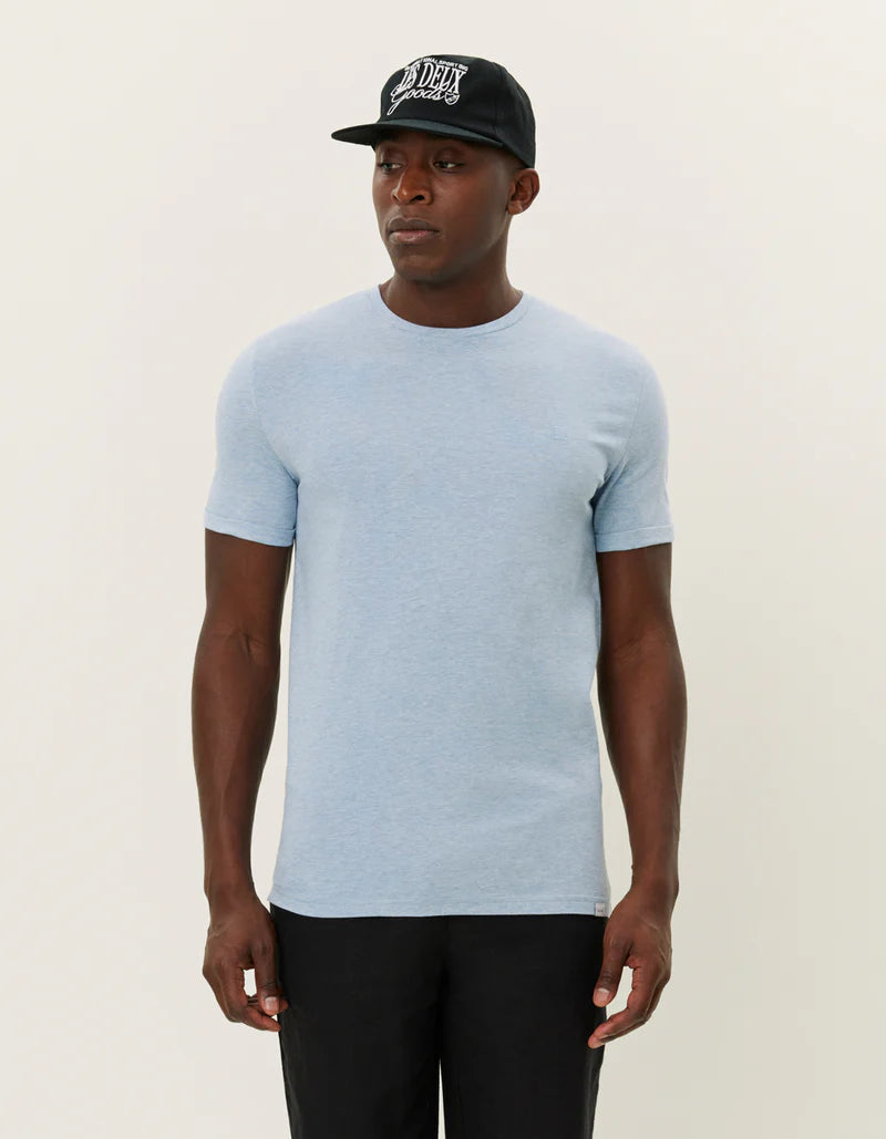 NØRREGAARD TONAL T-SHIRT XENON BLUE MELANGE