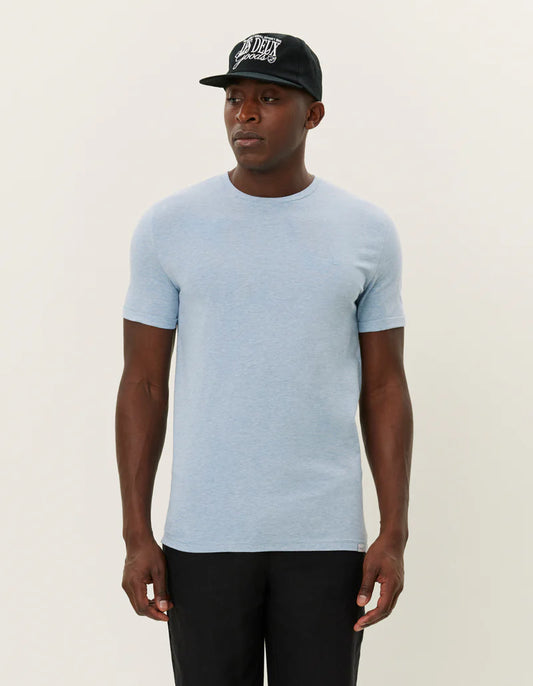 NØRREGAARD TONAL T-SHIRT XENON BLUE MELANGE