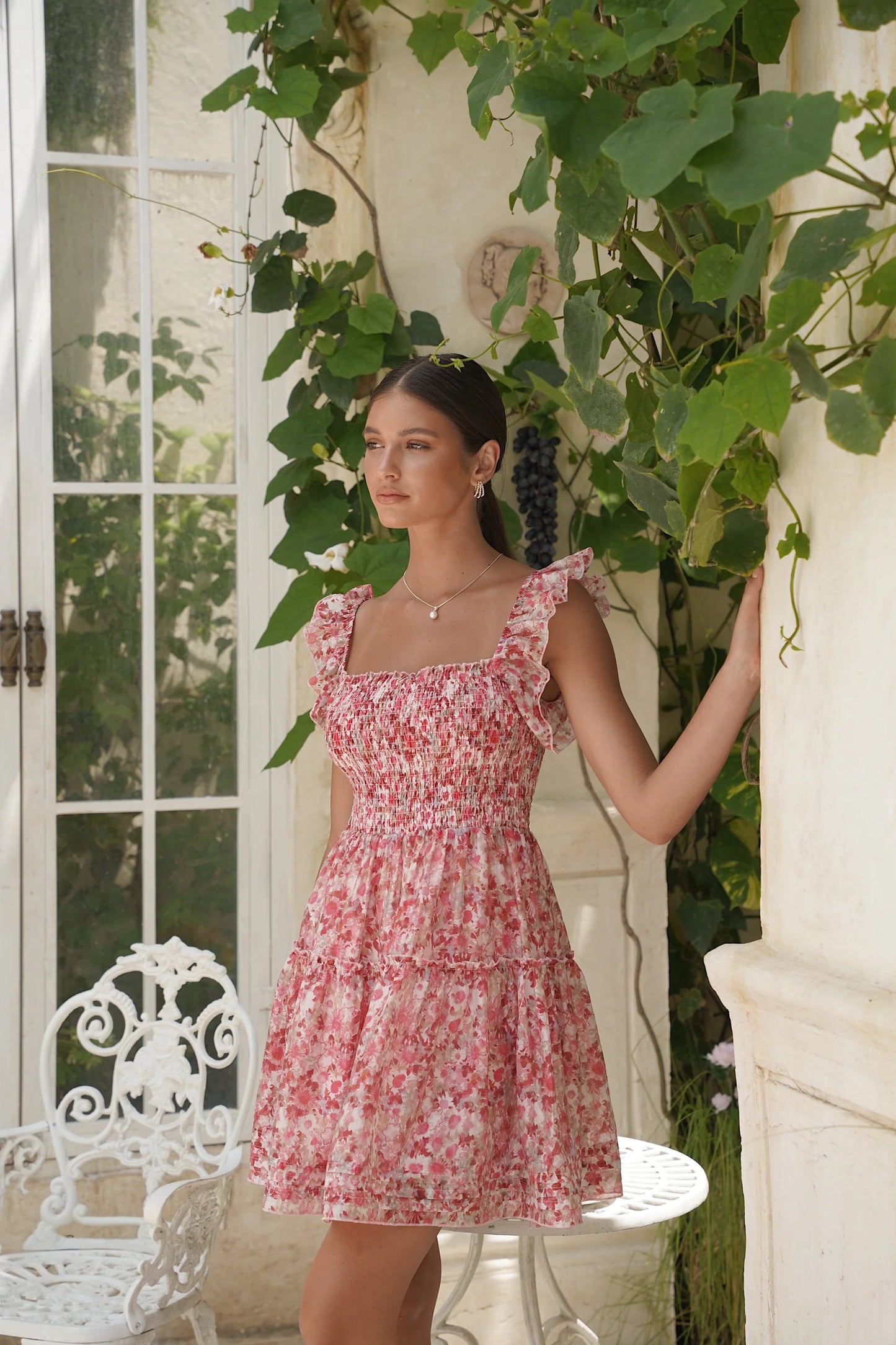 POLLY MINI DRESS SWEET DAISY