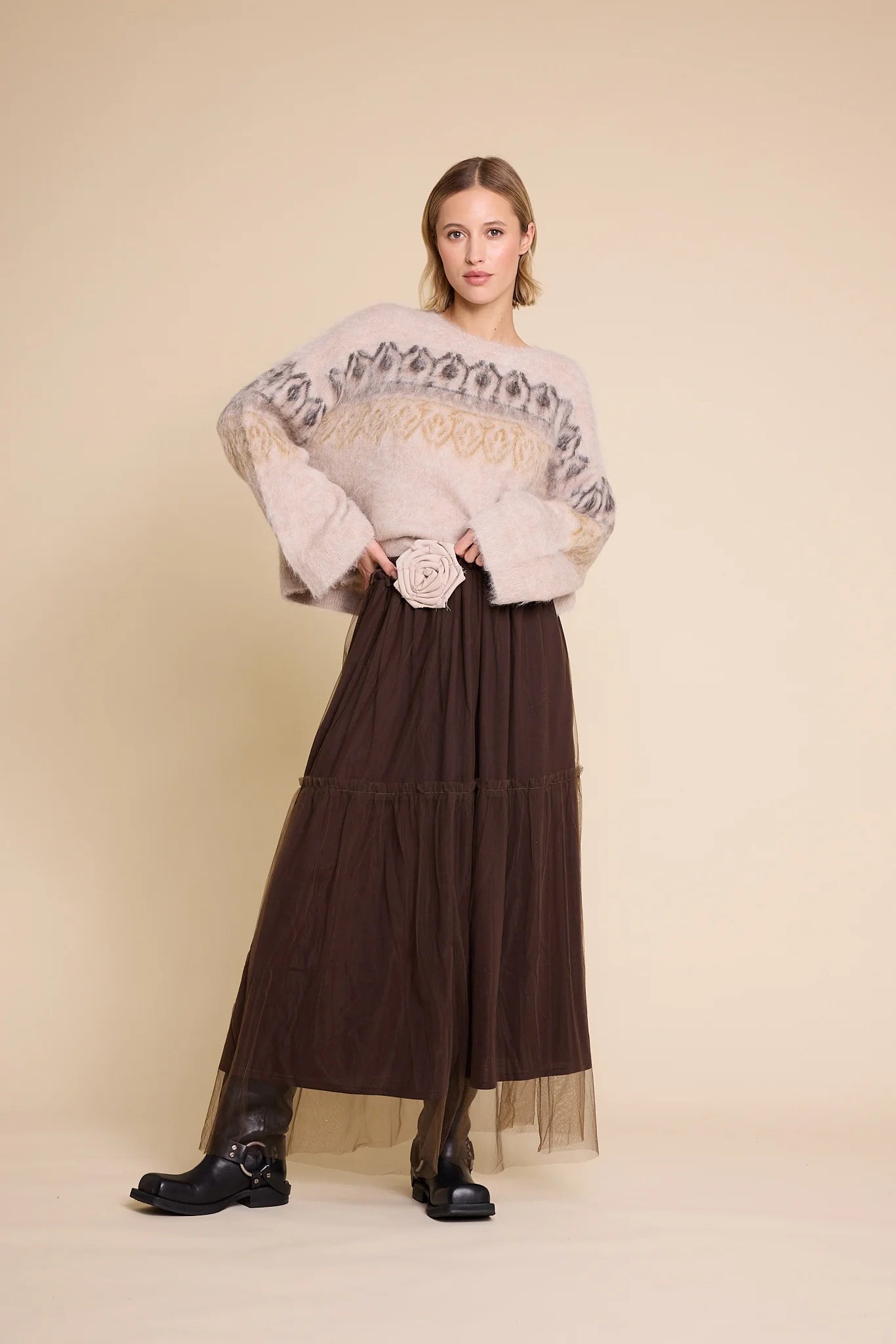 PIPER PATTERN SWEATER