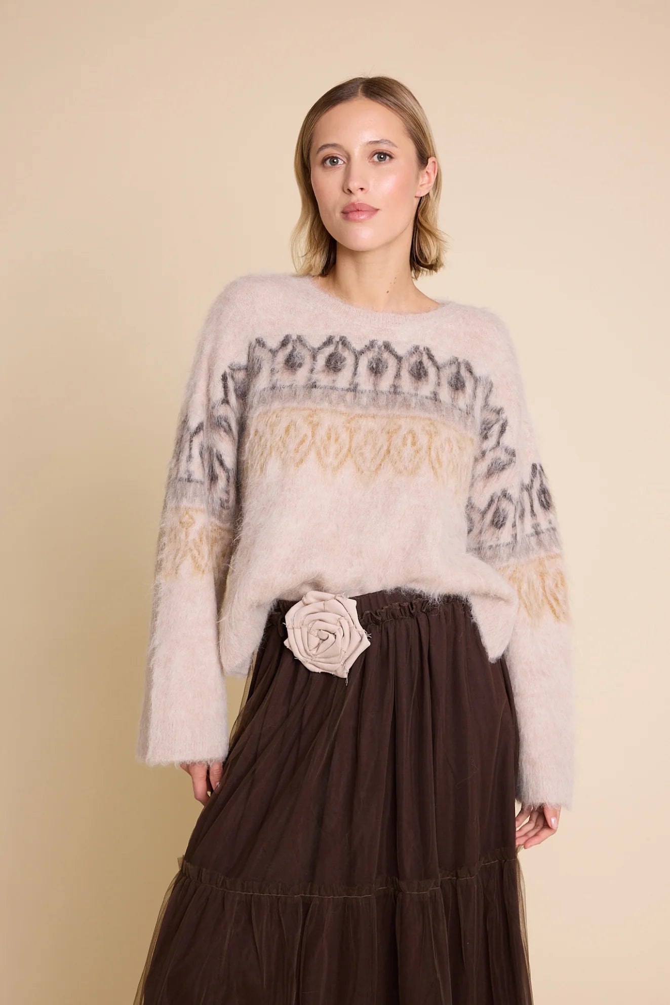 PIPER PATTERN SWEATER