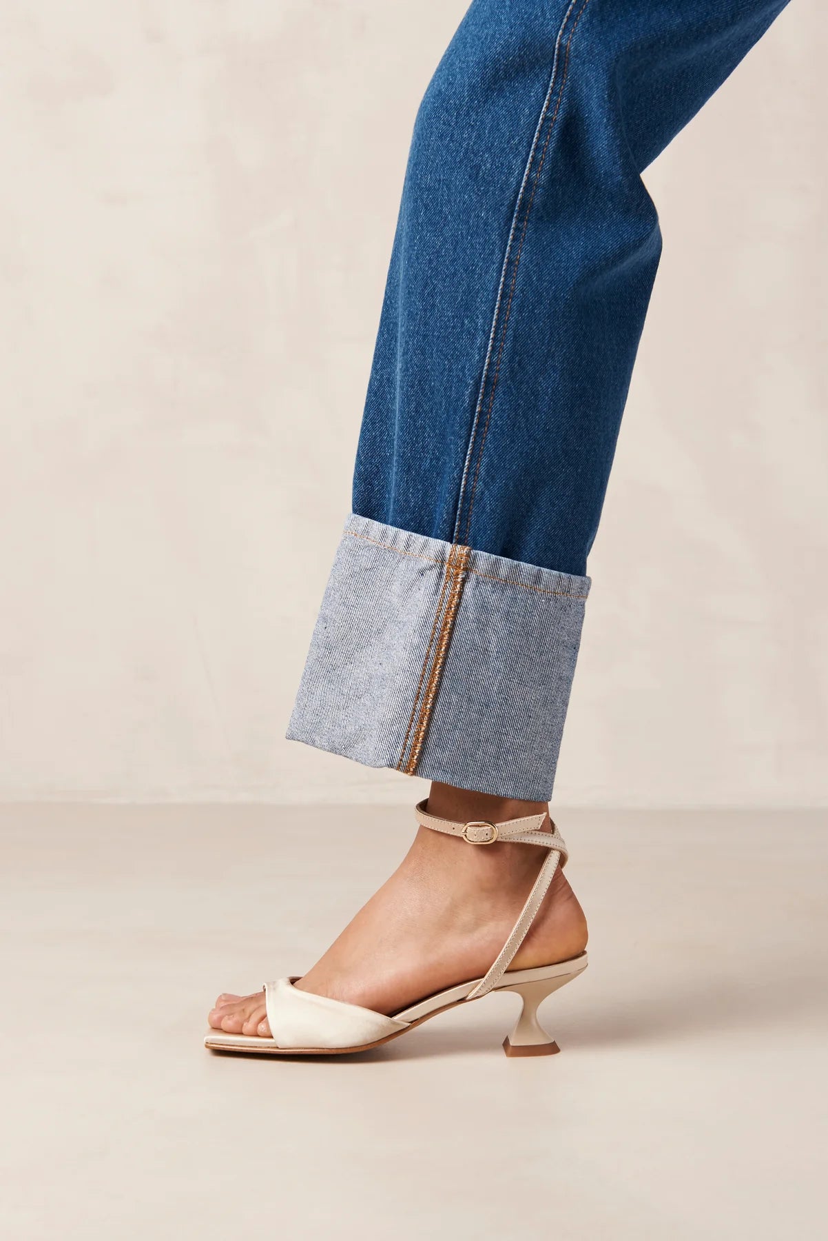 Skye Silky Cream Sandals