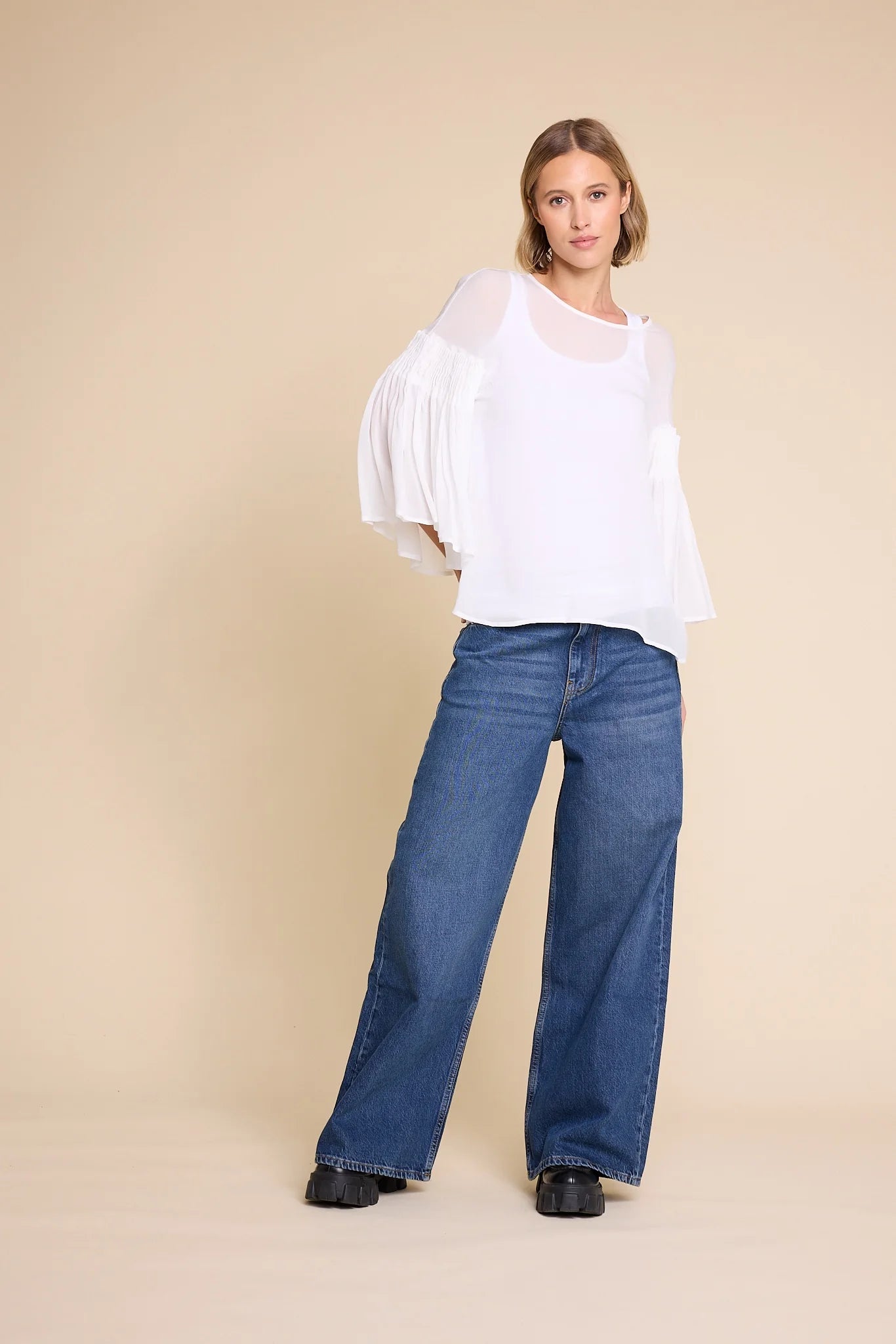 SIENNE SOLID TOP CREME