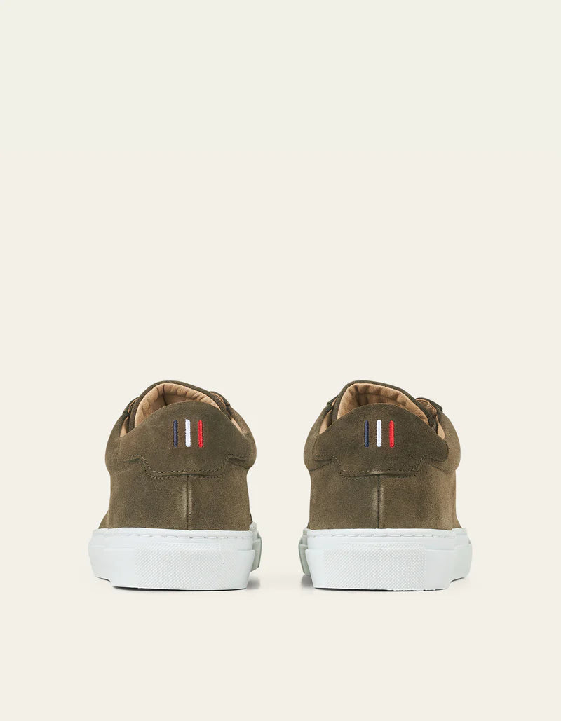 THEODOR SUEDE SNEAKER OLIVE NIGHT