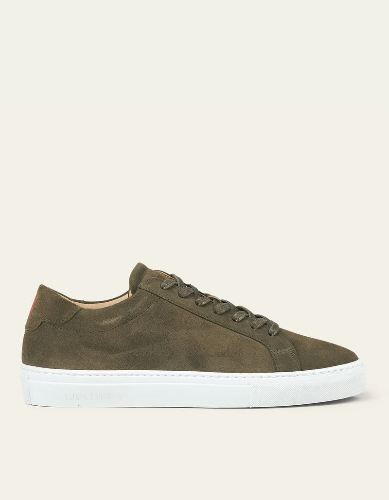 THEODOR SUEDE SNEAKER OLIVE NIGHT