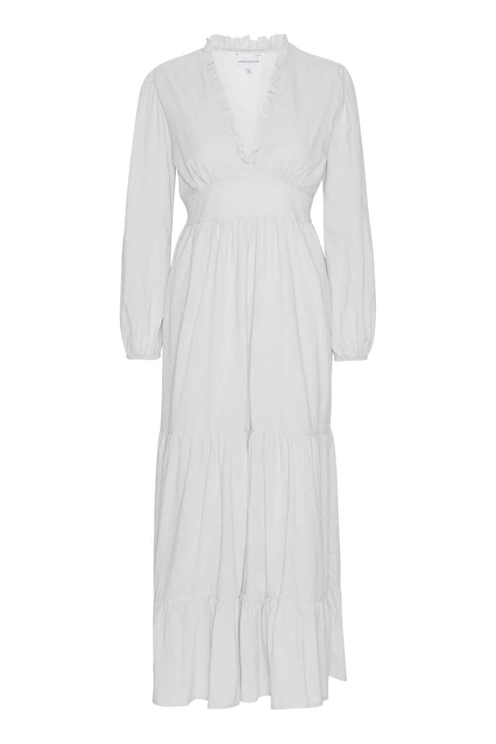 UMI LONG COTTON DRESS WHITE