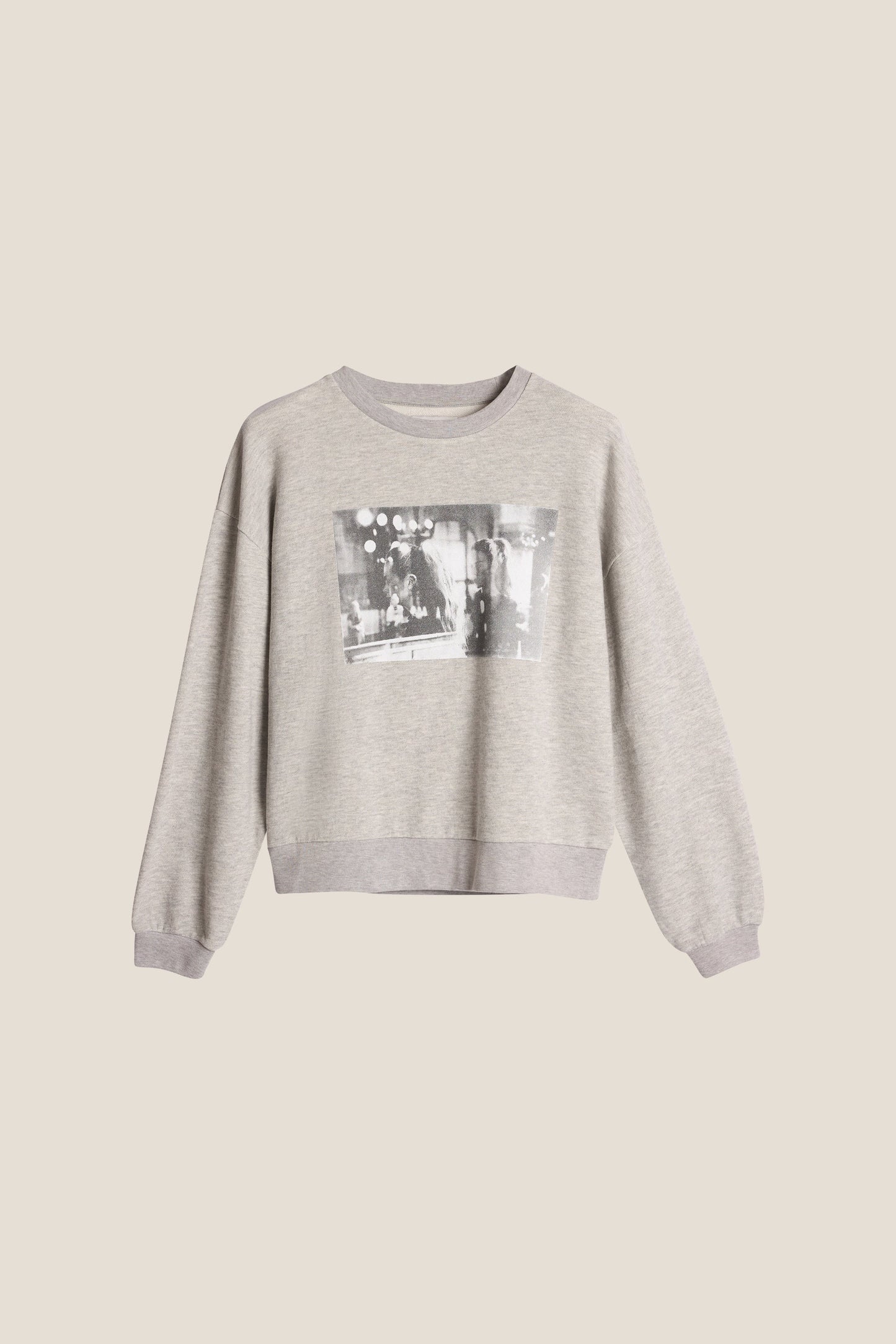 UNIVERSE SWEATER GREY MELANGE