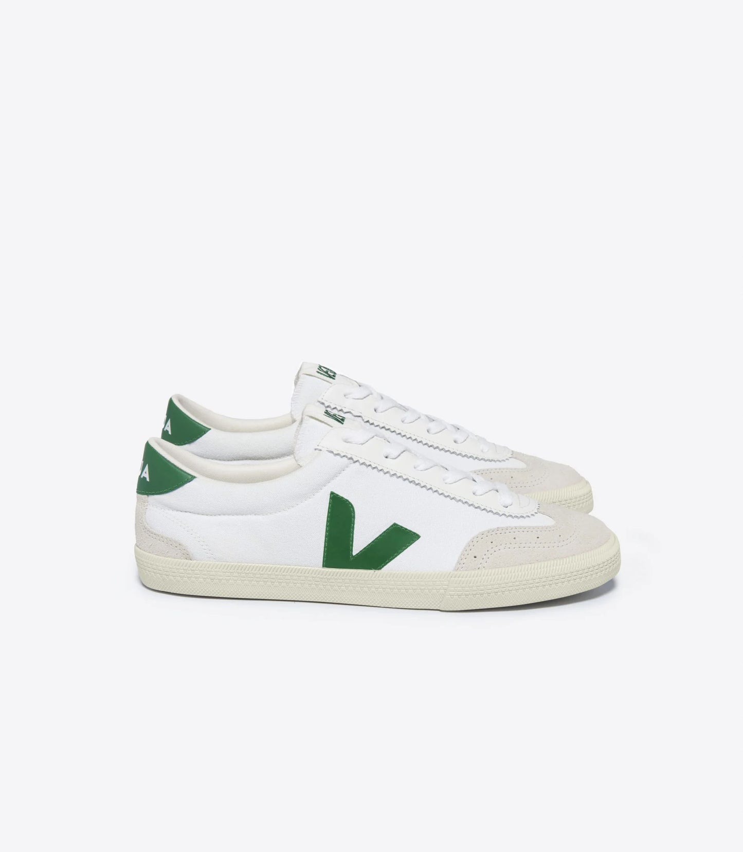 M. VOLLEY CANVAS WHITE EMERAUDE
