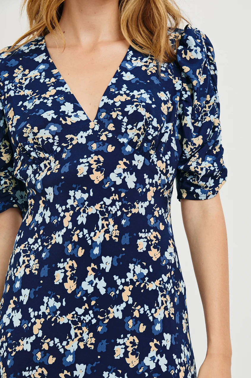 ZARIAH DRESS NAVY FLORA