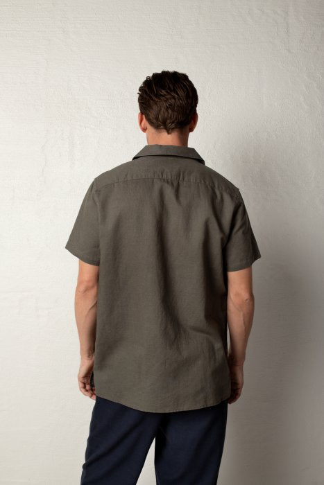 BEACH SHIRT SOLID LAUREL WREATH