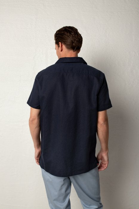 BEACH SHIRT SOLID NIGHT SKY