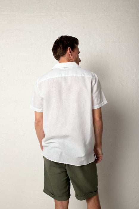 BEACH SHIRT SOLID MARSHMALLOW