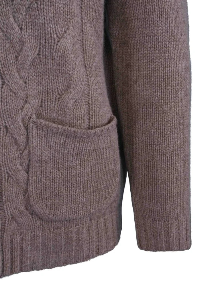 NACKINGTON CARDIGAN BRUN