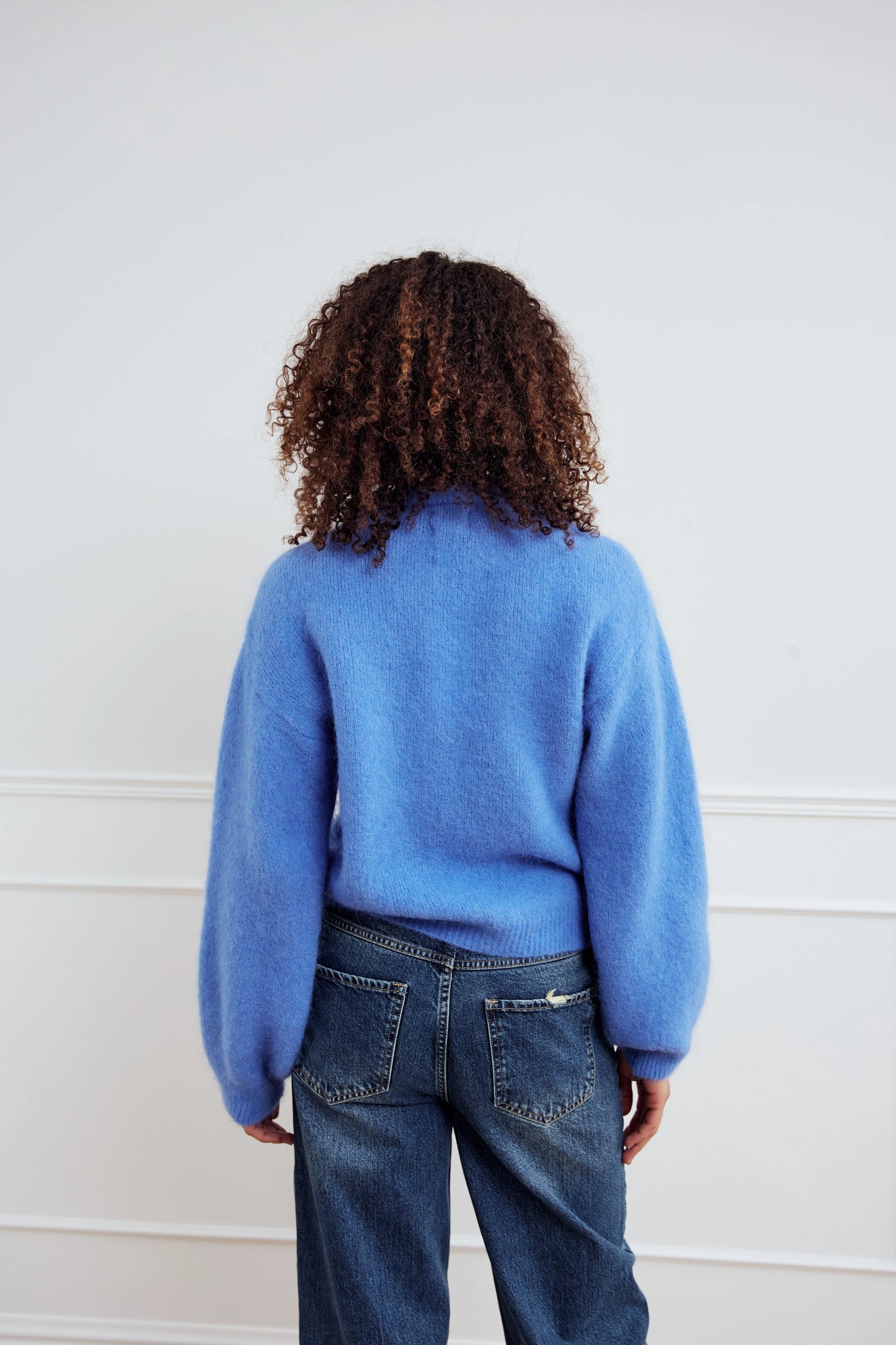KAE KNIT CARDIGAN DOVE BLUE