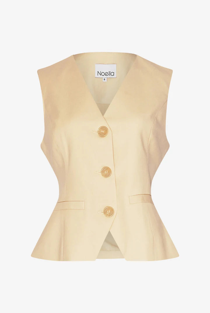 KAUSANDRA VEST BUTTER