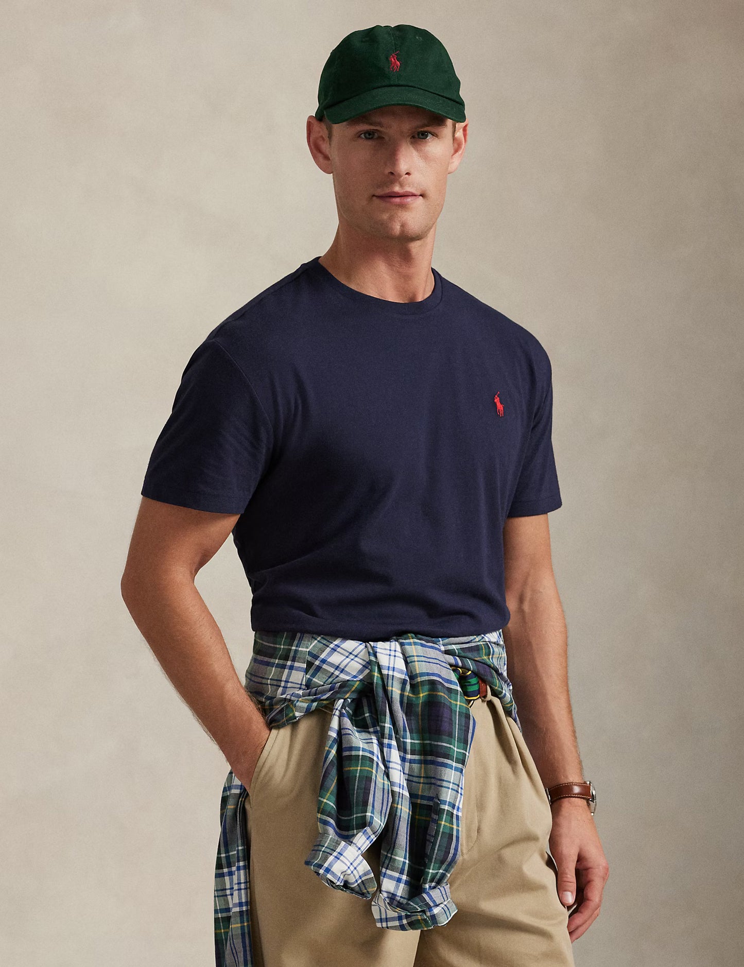 CLASSIC FIT JERSEY CREWNECK T-SHIRT INK