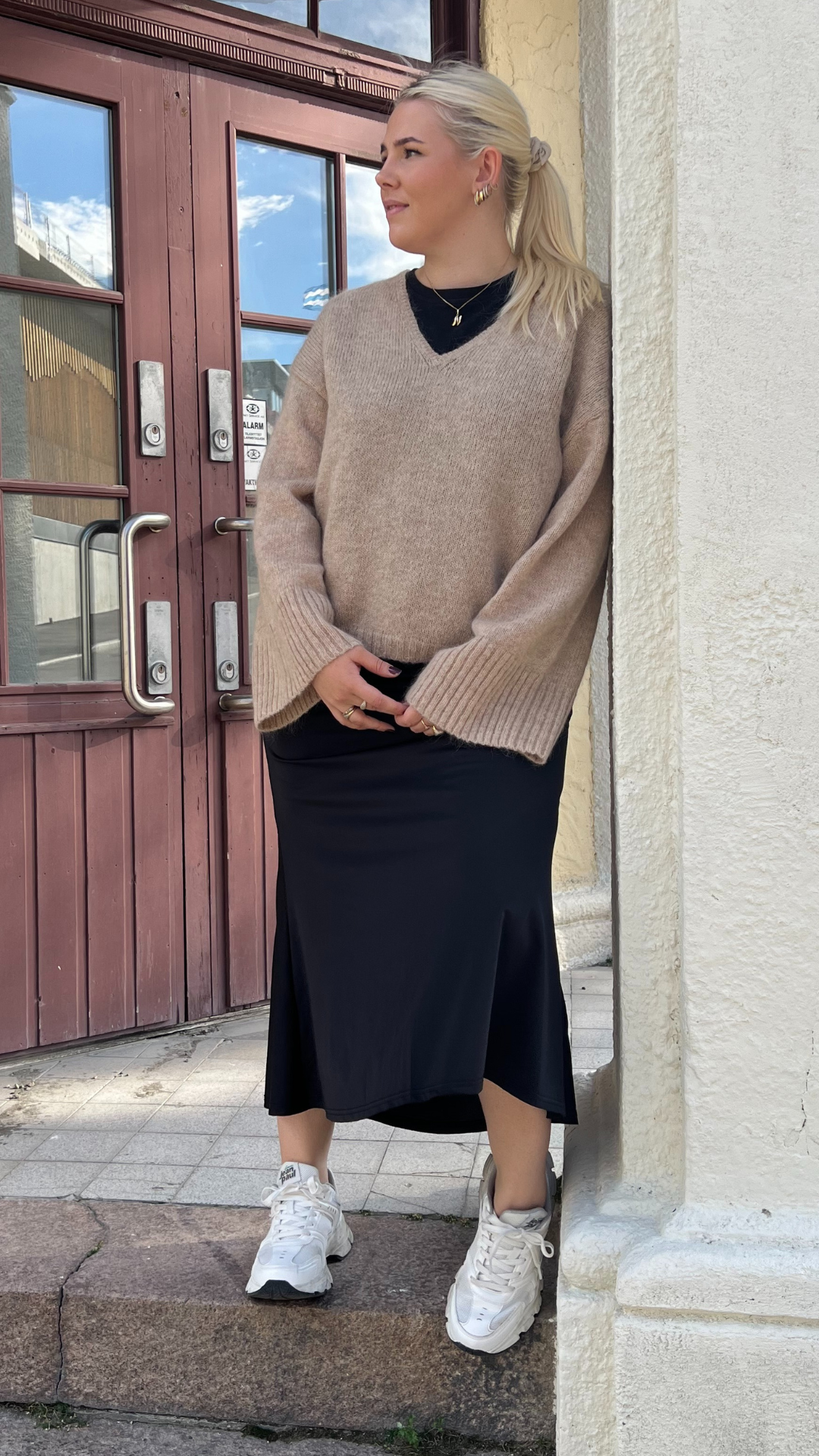 CIMONE SWEATER TWILL BEIGE