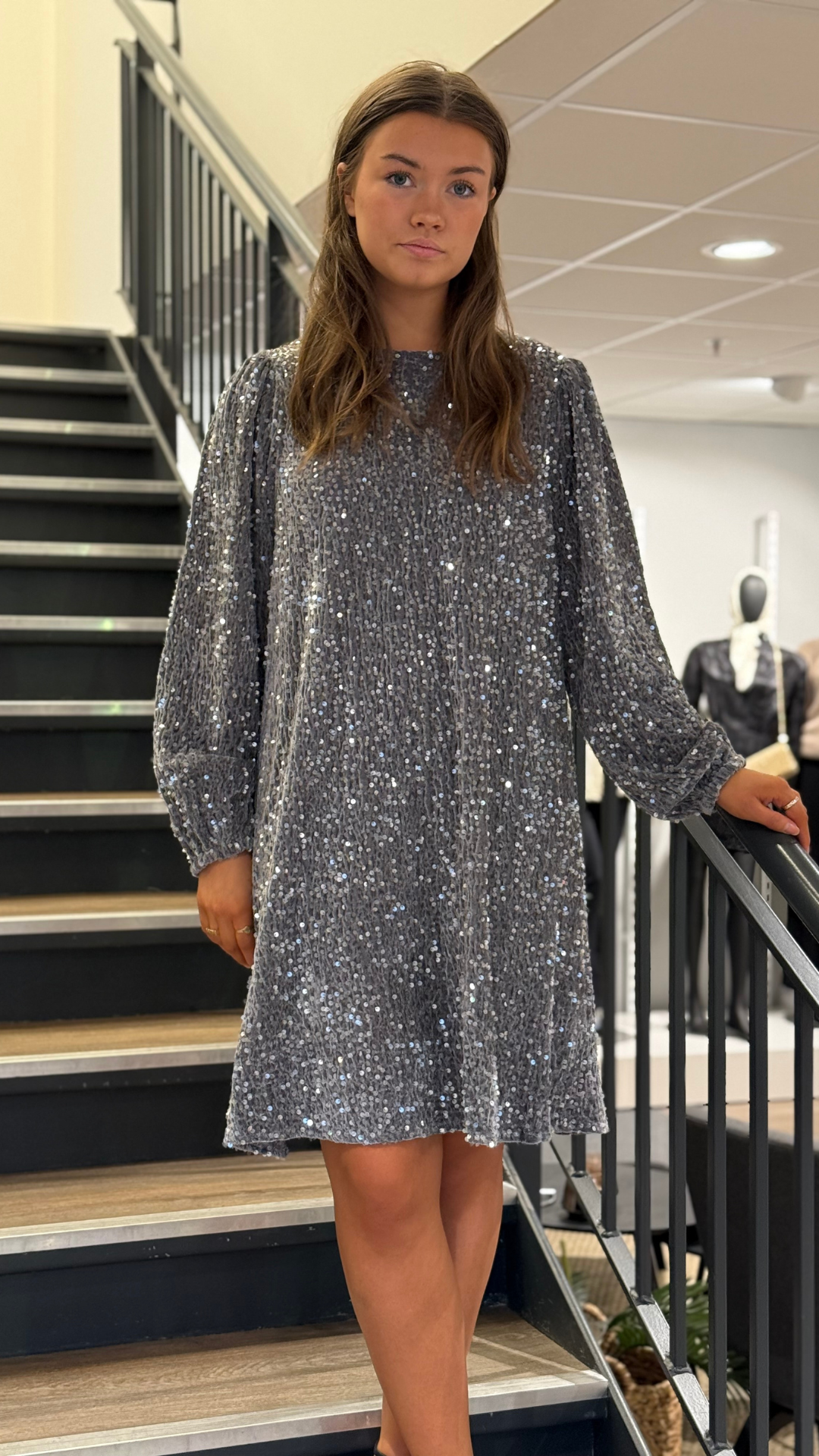 LUNA SEQUINS GREY
