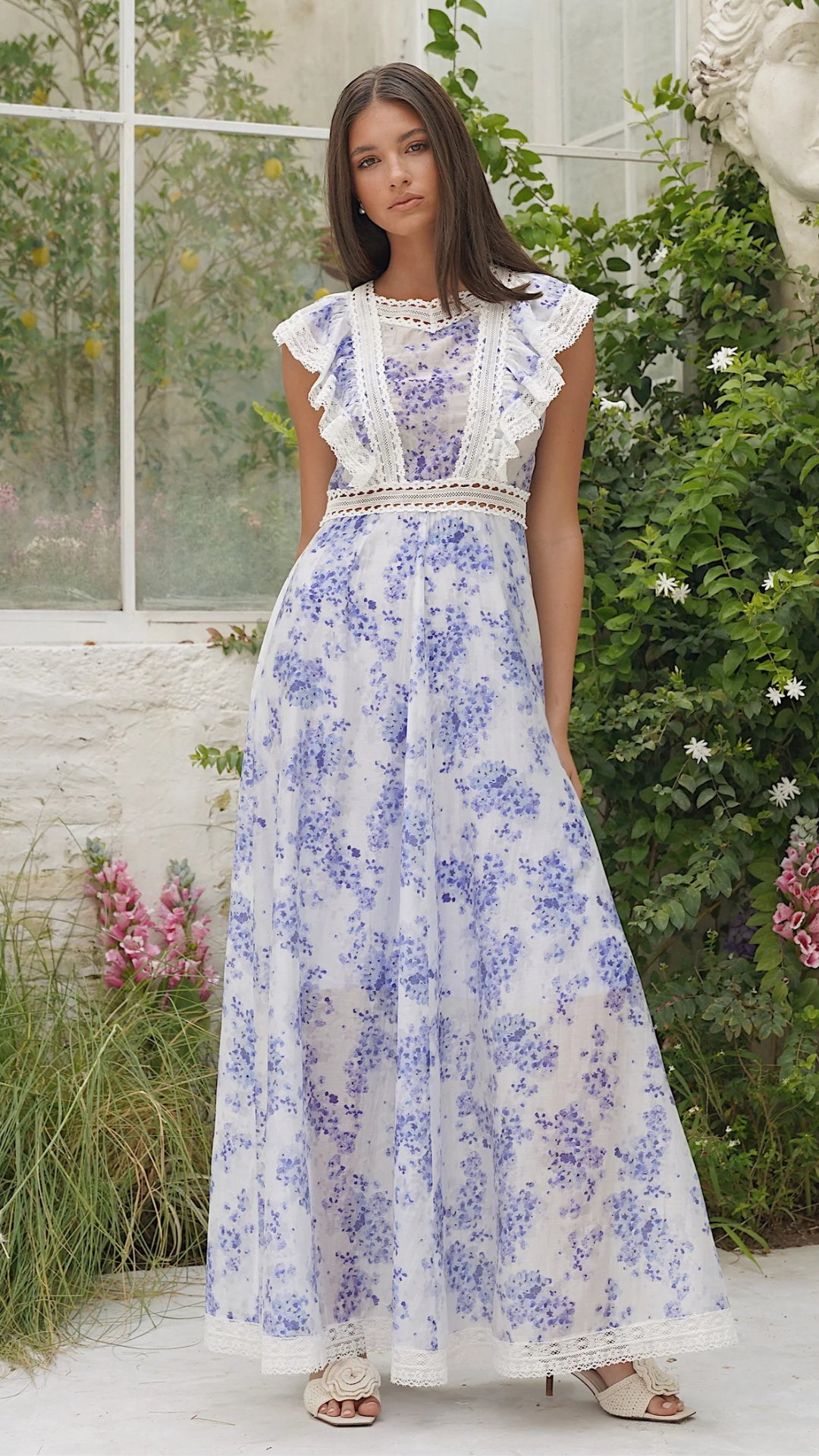 IRINA MAXI DRESS POPPY BLOSSOM