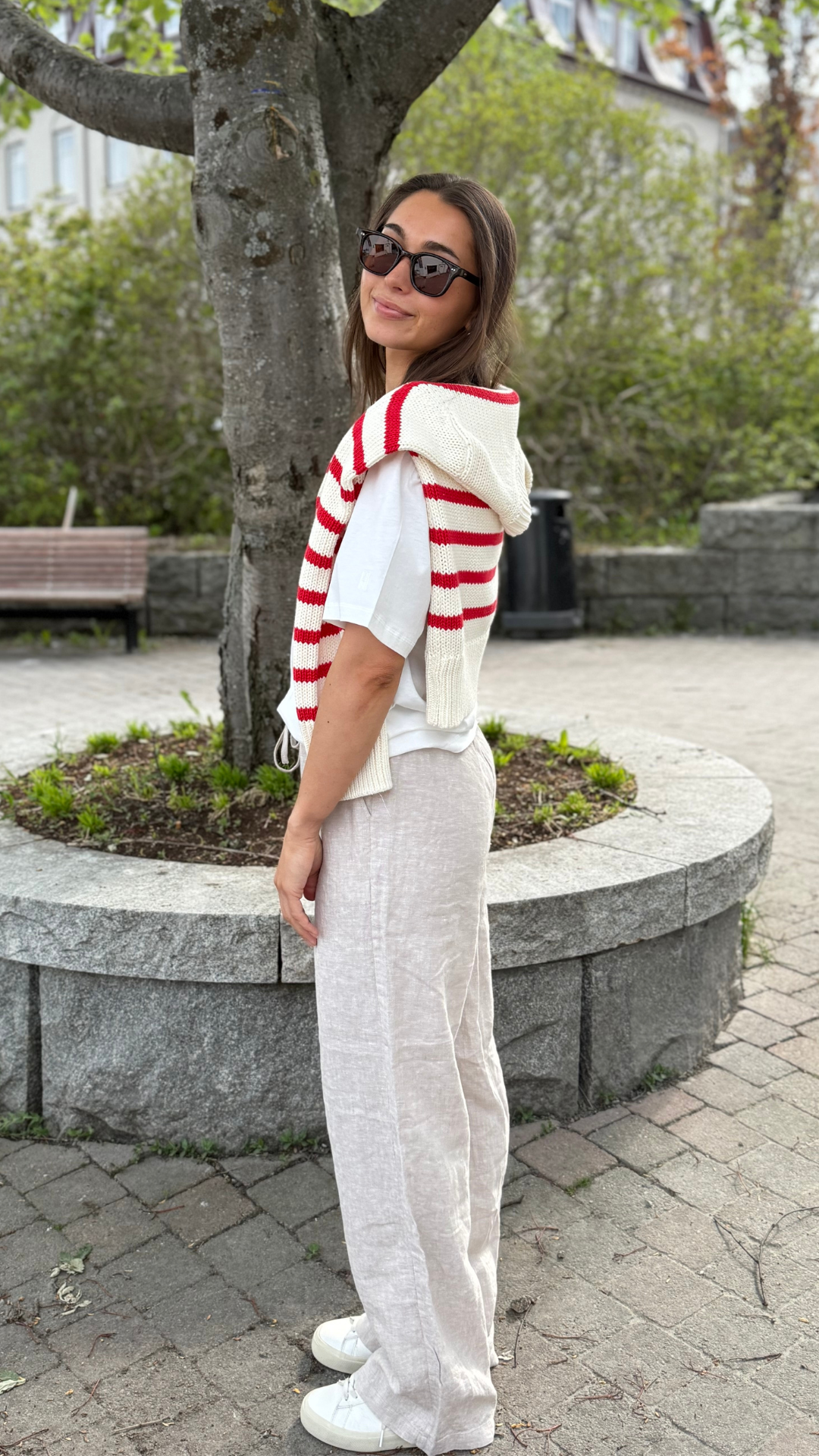 EMMIE LINEN PANTS BEIGE