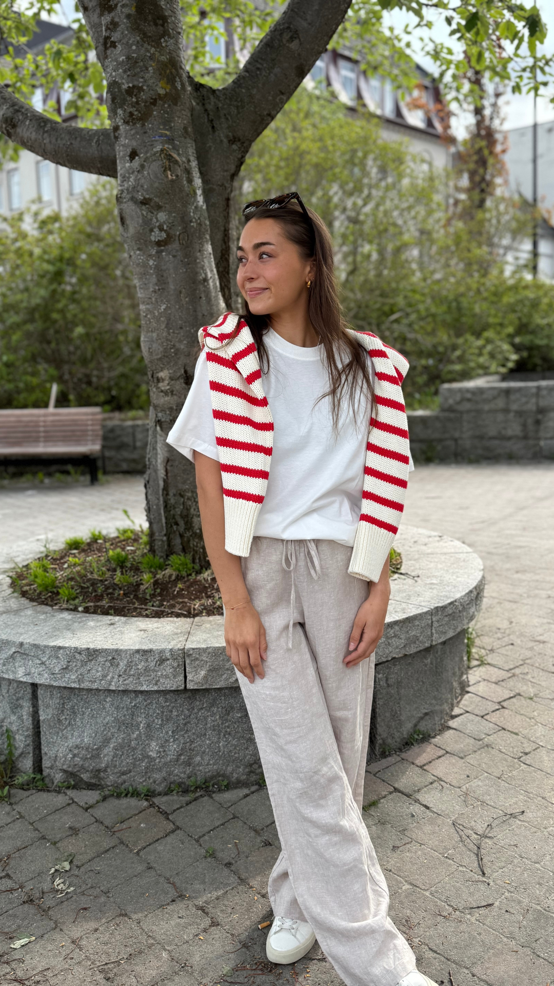 EMMIE LINEN PANTS BEIGE