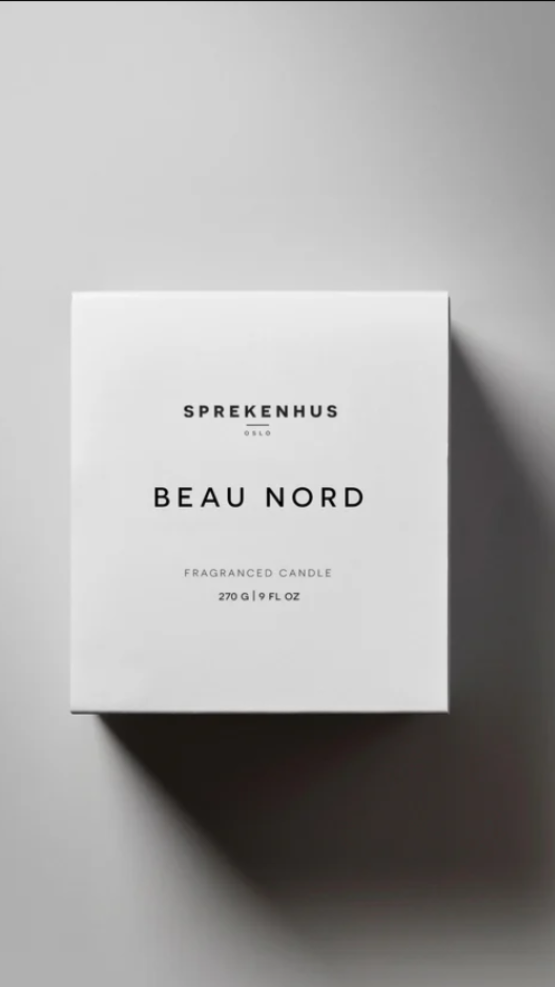 Beau Nord - Fragranced Candle, 270 g