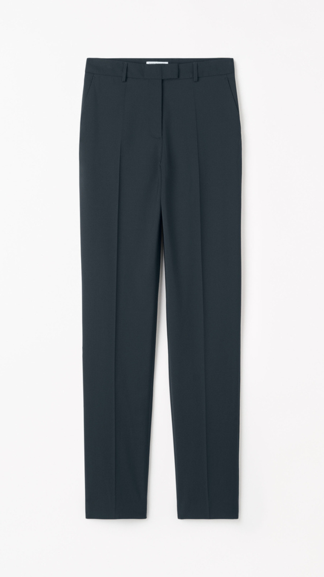 ELLER SLIM STRAIGHT TROUSERS NAVY BLUE
