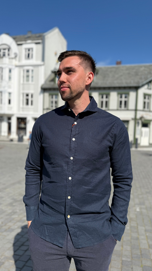 SANTORINI SPORT SHIRT NAVY