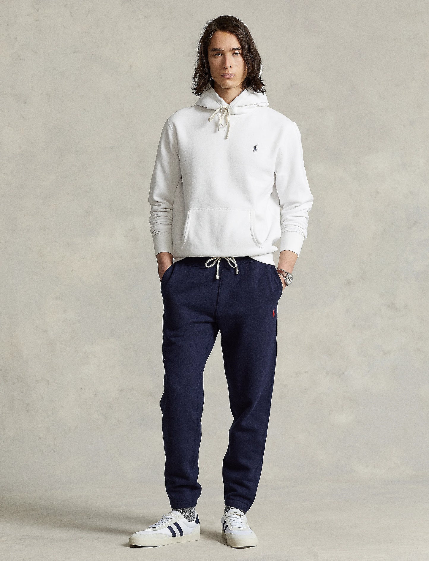 THE RL FLEECE SWEATPANT NAVY
