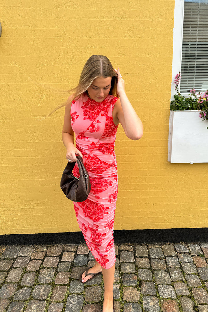 SUTTON DRESS ROSE PRINT