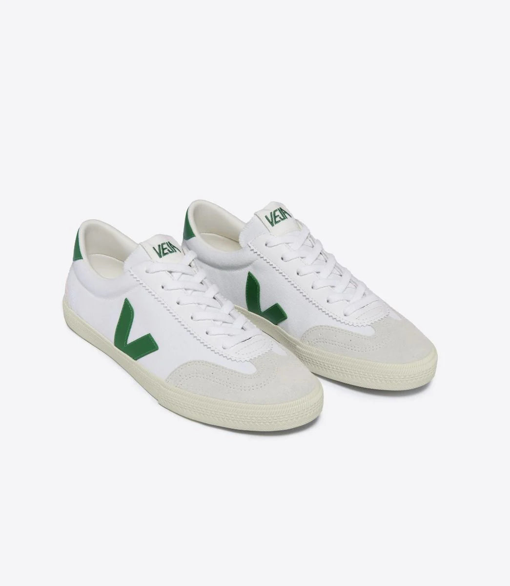M. VOLLEY CANVAS WHITE EMERAUDE