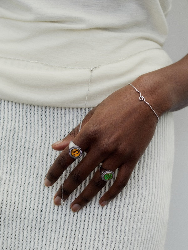 Nasima Adjustable Bracelet Silver HP