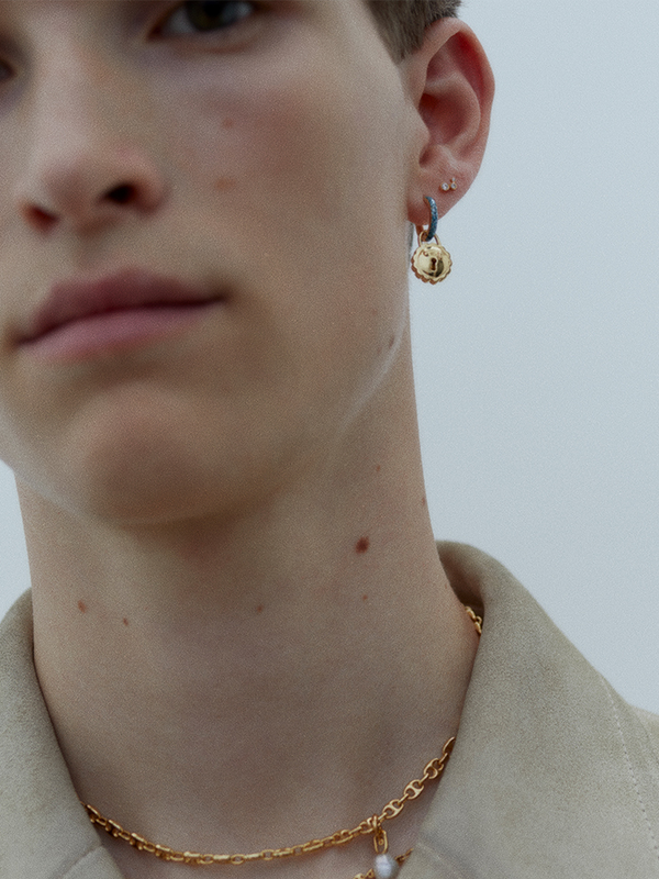 KATE OCEAN GLITTER HUGGIE ØRERING