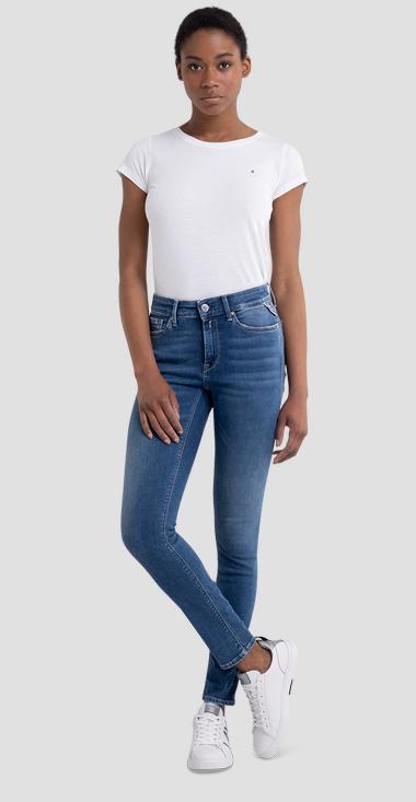 LUZIEN SKINNY JEANS MEDIUM BLÅ