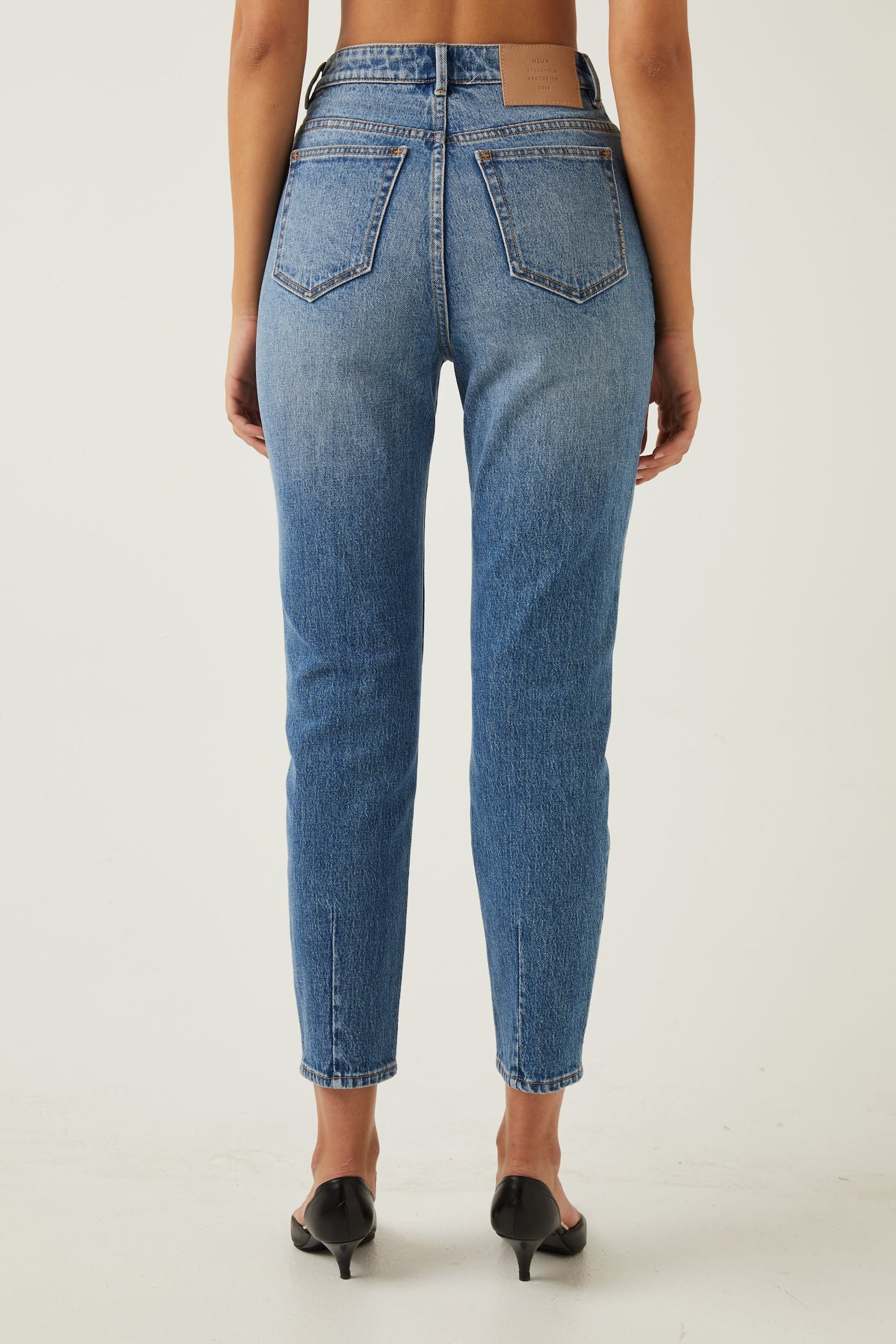 LOLA MOM JEANS ORGANC BLUE