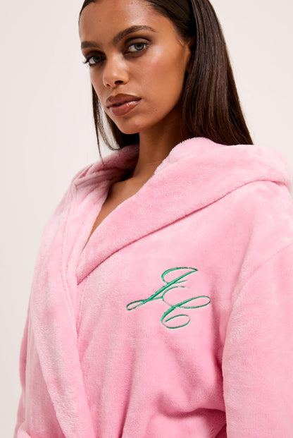CROWN PLUSH HOODED ROBE