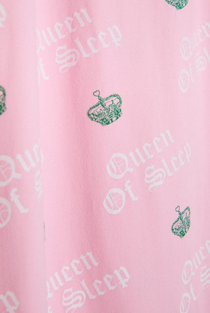 QUEEN OF SLEEP LS PYJAMA SET ROSA