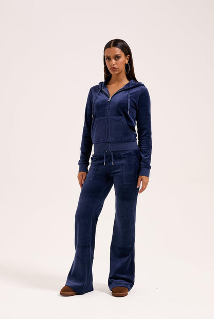 LAYLA LOW RISE POCKET DARK BLUE MARL