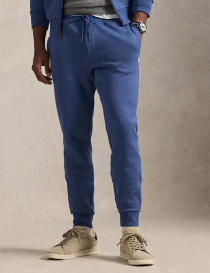 DOUBLE-KNIT JOGGING BOTTOM EARTH BLUE