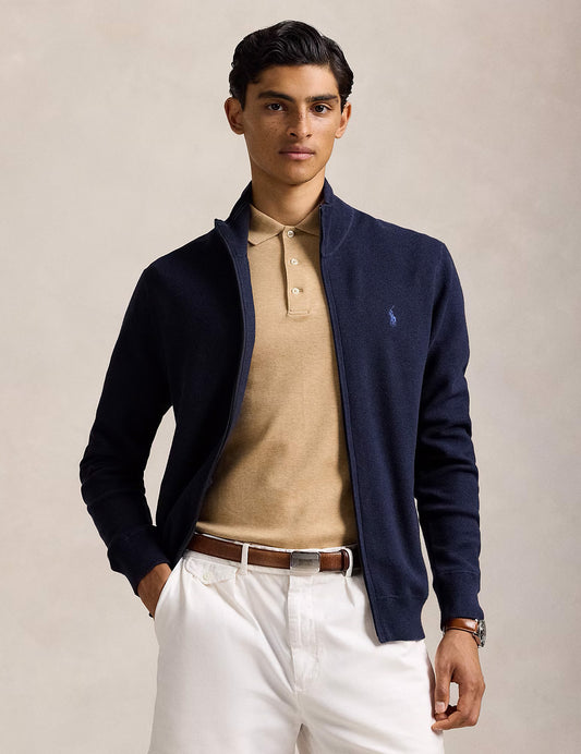 Long Sleeve - Full Zip Navy Heather