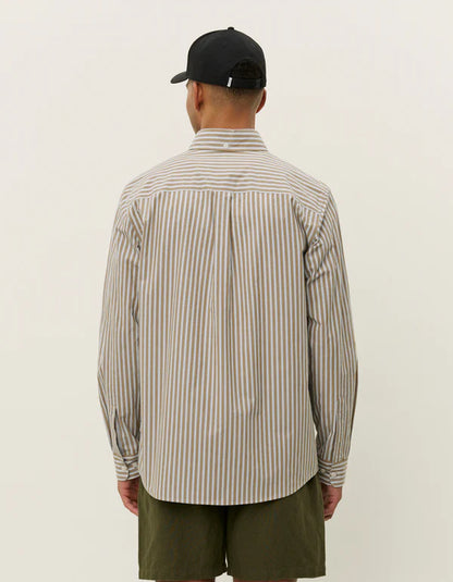 KENT STRIPE POPLIN SHIRT