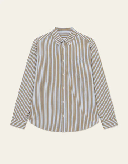 KENT STRIPE POPLIN SHIRT