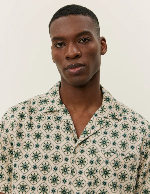 LUKAS AOP TAPESTRY SS SHIRT